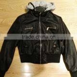 Lady pu Leather Jacket/motorcycle Blazer #PL8925 thumbnail-1