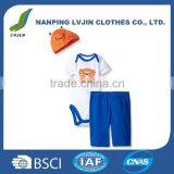 Infant & Toddlers Clothing Baby Boys' 3 Piece Bodysuit, Cap, and Pant Set thumbnail-1