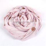 Cotton Polyester Blend Scarves & Wraps Rectangle Brown Light Pink Dot Custom Made Scarf thumbnail-3