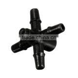 Hot Sale 5 Way Agricultural Garden Plastic Irrigation Connector 1/4 Inch Barb Drip Cross Connector Fittings Garden Sprinklers thumbnail-3