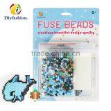 Diyfashion 5mm Hama Perler Fuse Beads Dolphin Sea Turtle Set With Puzzle Iron Paper and Twezzer Hama Beads Toys for Kids 18033 thumbnail-1