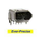 ROHS Compliant IEEE 1394 Connector Female