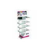 Double Side Cardboard Display Shelf 4 Tier Woodfree / Ivory Board Paper Display Units thumbnail-1