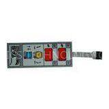 PVC Metal Dome Flexible Membrane Switch , 100M Insulation Resistance 0.55 mm