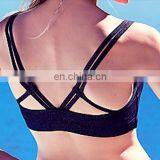 Nylon/Spandex Dry Fit Womens Gym Wear Sexy Durable Yoga Bra Wholesale Sports Bra thumbnail-4