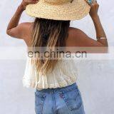 Best Selling White Tube Top Off Shoulder Ruffle Boho Top For Best Sex Position thumbnail-3