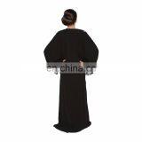 Kaftan Black Abaya,Lastest Design Muslim Islamic Dress,Embroidery Long Sleeve Maxi Dress thumbnail-5