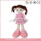 Customized baby embroidered plush doll design