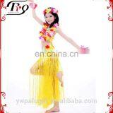 Yellow Hawaiian Skirt Set