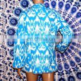 Ethnic Block Print Jackets Winter Coat Warm Wrap Women Coat thumbnail-3