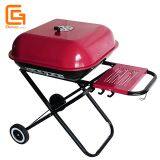 Red Outdoor Brazilian Folding Square Charcoal Grill Argentine Foldable Bbq Hamburger Grill thumbnail-1