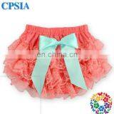 Wholesale Baby Ruffled Bloomers Lace Baby Girl Bloomers,solid Color Baby Diaper Cover thumbnail-6