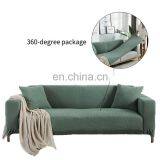 Wholesale Washable 100% Polyester Non Slip Soft Couch Elastic Slipcover Stretch Sofa Cover thumbnail-5