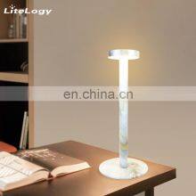 Luxury Rechargable Restaurant Cordless Ceramic Table Lamp thumbnail-4