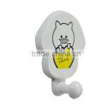 White Self Adhesive Removable Plastic Back Hooks thumbnail-3