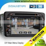 Erisin ES2507B 7 Inch Car Radio 2 Din Android 4.4.4 GPS DVD for Mercedes W209 thumbnail-1