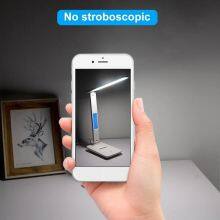 5W/10W LED Table Lamp For Study Reading Touch Switch Desk Lamps With Calendar Temperature Alarm Clock Rechargeable Reading Light thumbnail-3