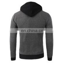2021 New Design Cotton Blend Jacket Cottoncotton Zipper Windproof Full Sleeve Long Coat Men thumbnail-5