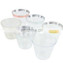 Disposable Hard Clear 9oz 10oz 12oz 14 oz Rose Gold Plastic Cups thumbnail-2