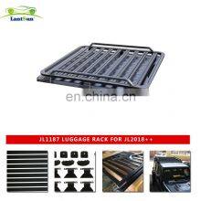 JL1187 Aluminum Alloy Roof Rack Basket Luggage Roof Rack for Jeep jl 2018+ thumbnail-2