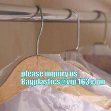 WIRE HANGER, DRY CLEANING GARMENT BAGS COVER, SANITARY LAUNDRY BAGS, HOTEL, LAUNDRY STORE, CLEANING SUPPLIES thumbnail-3