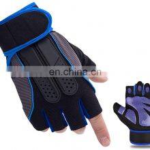 High Quality Custom Logo Ventilated Workout Fitness Weight Lifting Gloves With Wrist Breathable Workout Weightlifting Gloves thumbnail-1