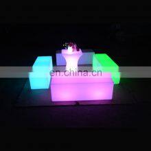 Long Narrow Stand up Led Cocktail Bar Tables Led Light Table for Wedding