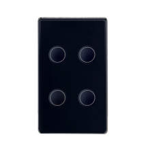 New Arrival Curved Glass Touch Panel Switch ZigBee Aluminum Frame Tuya Smart Home Light Wall Switch thumbnail-5