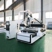 MISHI 2040 Atc Wood Cutting Engraving Machine For Billboard China Atc Cnc Router Machine Linear Type Auto Tool Changer thumbnail-2