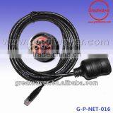Amphenol AHD16-9-1939S 9 Pin Female to rj45 adapter cable assembly