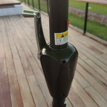 3m Solar Umbrella With Tilt and Light Bar thumbnail-4