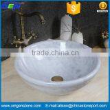 Interior Decoration Natural Bathroom White Marble Sink thumbnail-1