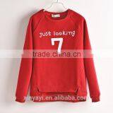 Hot New Products for 2015 Wholesale High Quality Pullover Women Fleece Custom Hoodies thumbnail-3