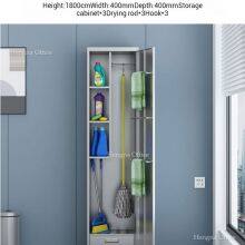 Modern White Versatile Utility Cabinet With Towel Bar and Ventilated Design for Industrial Facilities and Maintenance Rooms thumbnail-2