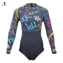 Super Stretch Neoprene Wetsuit Color Pattern Free Diving Clothing Back Zip Wet Suit thumbnail-1