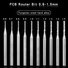 PCB Router Bit, Carbide End Mill Cutter 0.6-1.5mm thumbnail-2