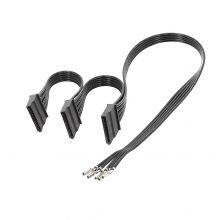 1 to 2 Multi-way Splitter SATA Power Modular Cable Flat Wire for Hard Drive Connection thumbnail-2