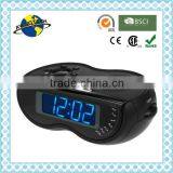 Stylish Stream Lined Table Big Size Desktop Alarm Clock Radio