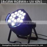 Cheap Price RGBWAUV Led Par Cans 18x18w 6 in 1 DMX512 6/10CH 110v-240v thumbnail-3