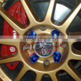 D1 Neo Chrome M12X1.5 Forged Aluminum L:52MM Wheel Lug Nuts thumbnail-2