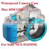 Underwater Housing Camera Case Waterproof for Diving Sony NEX-5(16MM), 40m/130ft Underwater Cameras Waterproof Cases