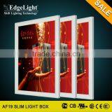 Edgelight AF19 Outdoor Slim Aluminous Frame Standing Double Side Slim Advertising Light Box