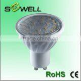 220-240V 6W GU10 2835SMD 18pcs 50*H53mm CE RoHS Ceramic LED Spot Lighting Bulbs