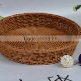 Wholesale Eco-friendly Handmade Plastic Rattan Basket thumbnail-1
