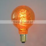 amber glass G250/G150/G125/G80 G95 vintage retor Edison style anique e27/E26 230v 110v UK US decorative-light bulb
