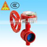 Made in China Grooved Type Butterfly Valve for Sale