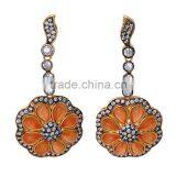 Latest Design Fancy Colorful CZ Stud Earrings ER-645-880 thumbnail-1