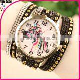 Cheap Custom Logo Watches Newest Brand PU Custom Logo Fashion Sport Watch