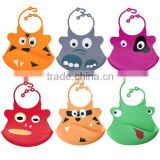 2013 with multi-styles design silicone baby bibs