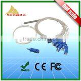 Mini PLC Splitter 1*8 Steel Tube 0.9mm Fiber Optic Splitter for FTTH thumbnail-1